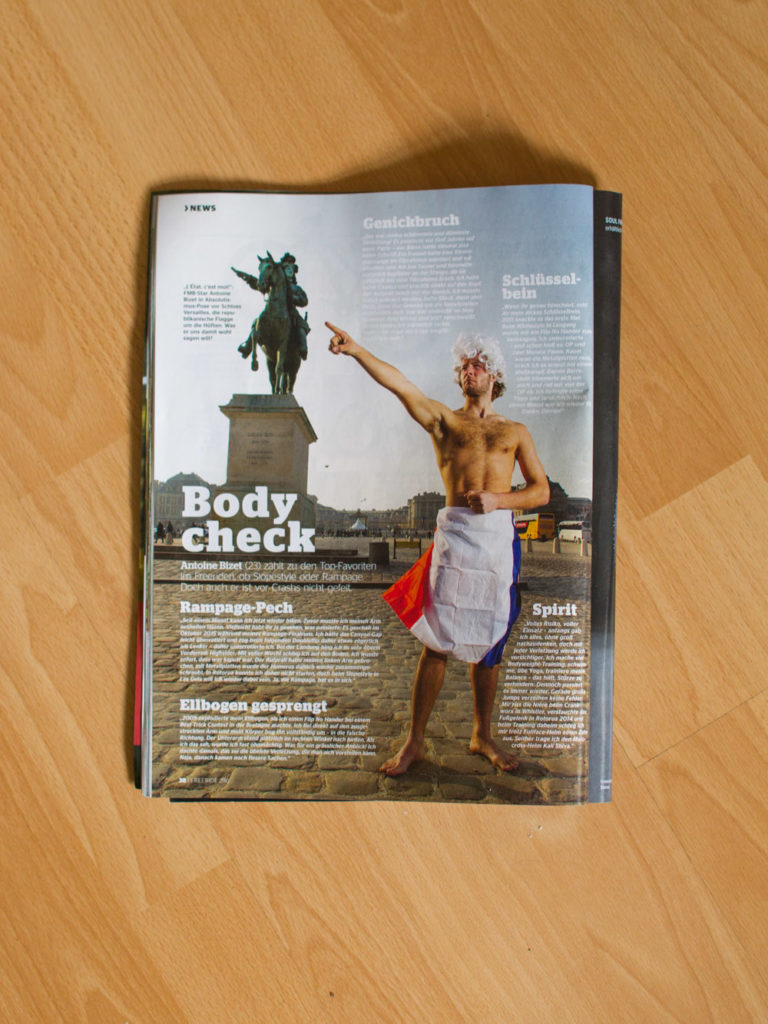 Bodycheck printed in FREERIDE Magazine